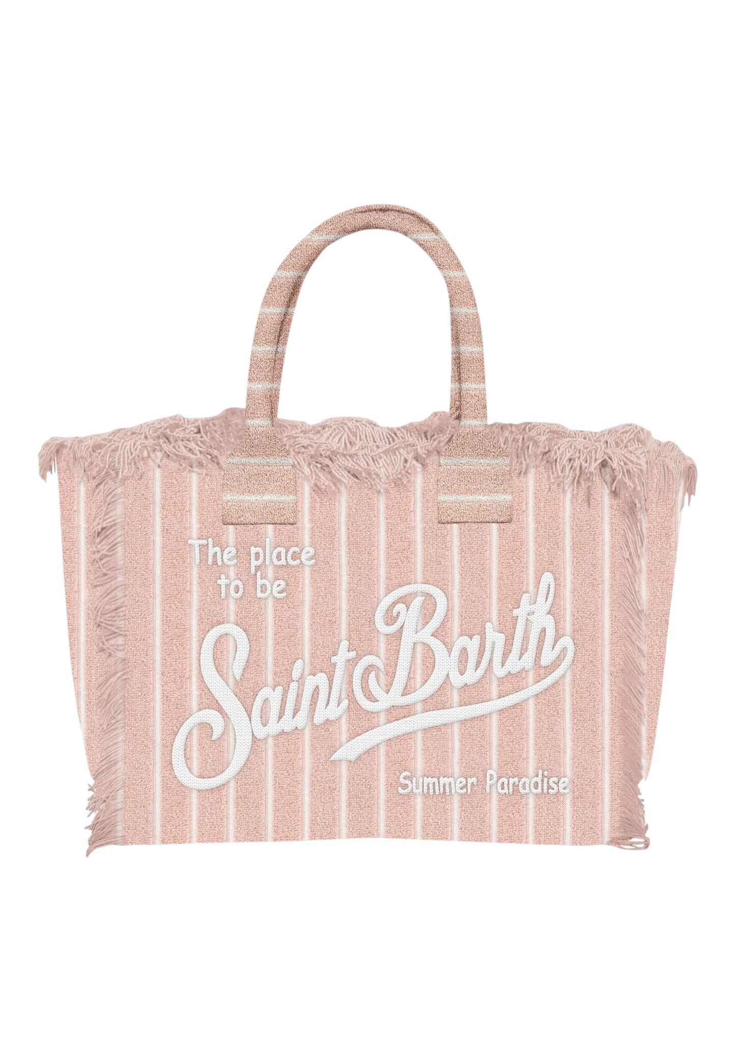 Borsa A Mano Donna Mc2 Saint Barth Terry Embossed Stripes Tiny V Colette Sponge COL0005