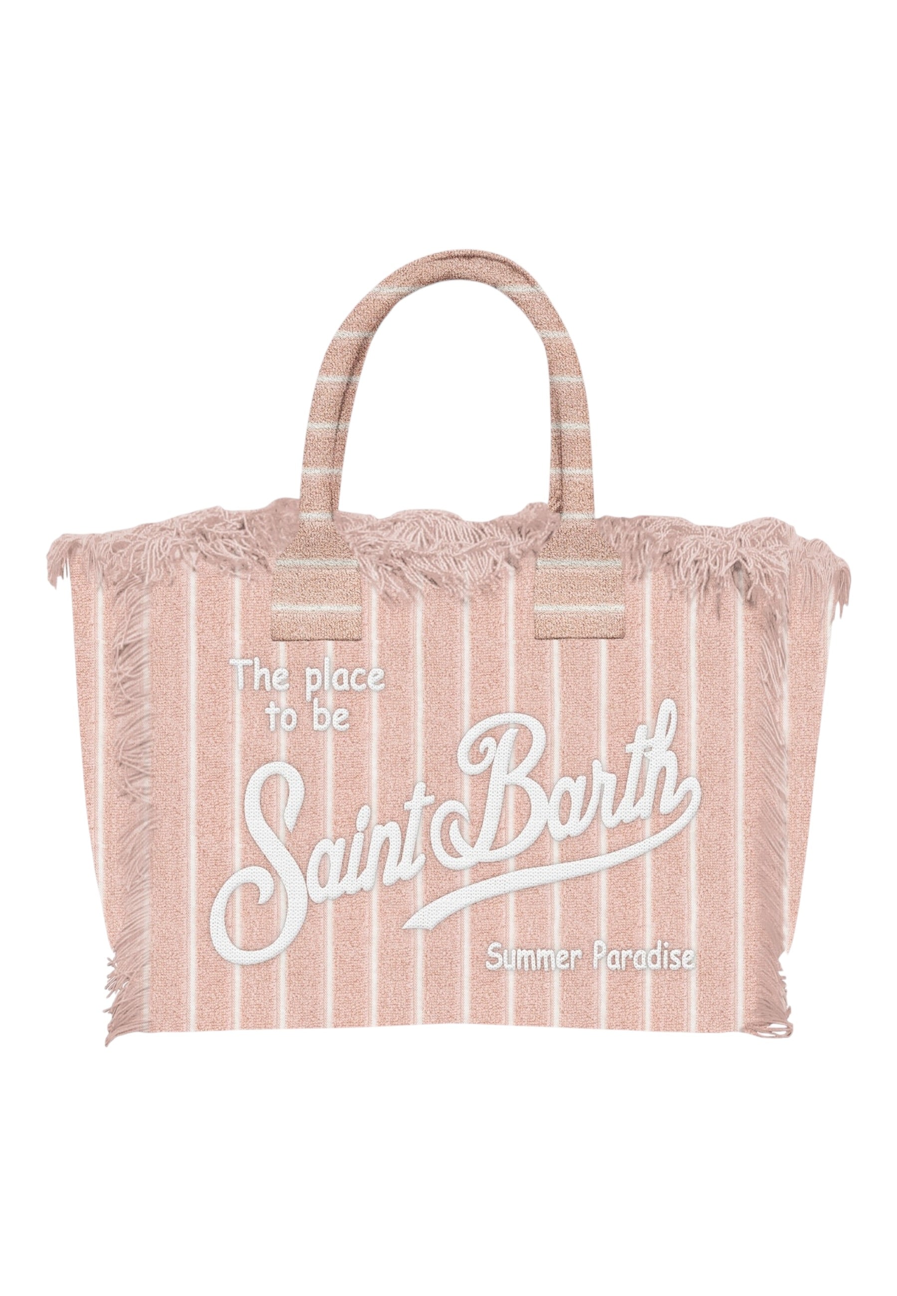 Borsa A Mano Donna Mc2 Saint Barth Terry Embossed Stripes Tiny V Colette Sponge COL0005