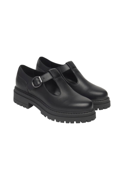 Stringate Basse Donna Nero Giardini Mary Jane  I514013D