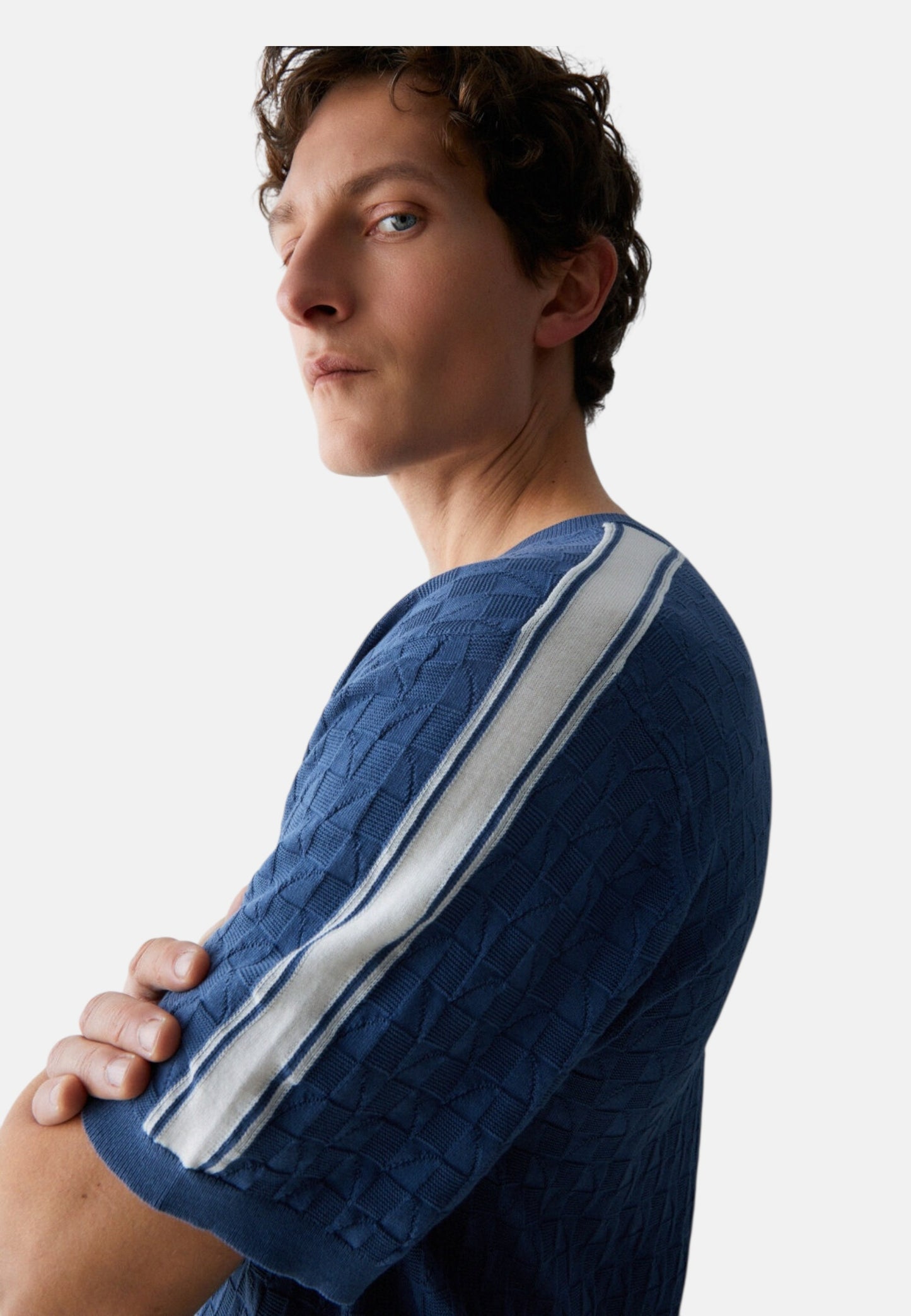 Maglia A Girocollo Uomo Liu Jo Manica Corta  QA6130MA71P