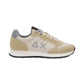 Sneakers Basse Uomo Sun68 Stile Running, Logo Ricamato, Nylon E Suede Tom Solid Z46101