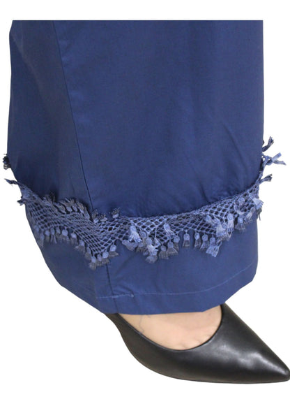 Pantaloni  Donna White Wise A Palazzo  WW28224
