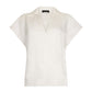 Blusa Manica Corta Donna Liu Jo Kimono In Raso  CA6288T2571