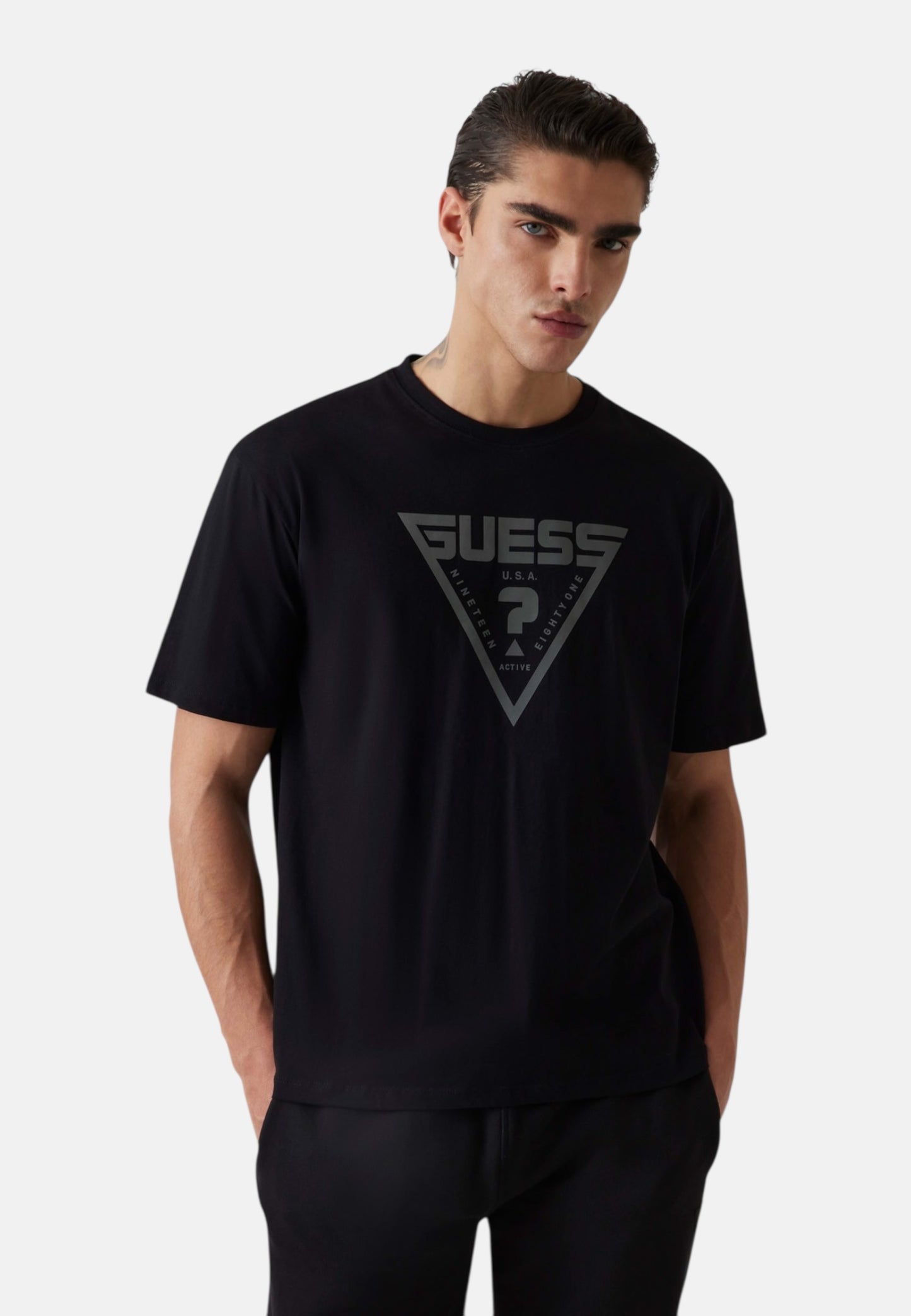 T-Shirt Manica Corta Uomo Guess  Azha Over