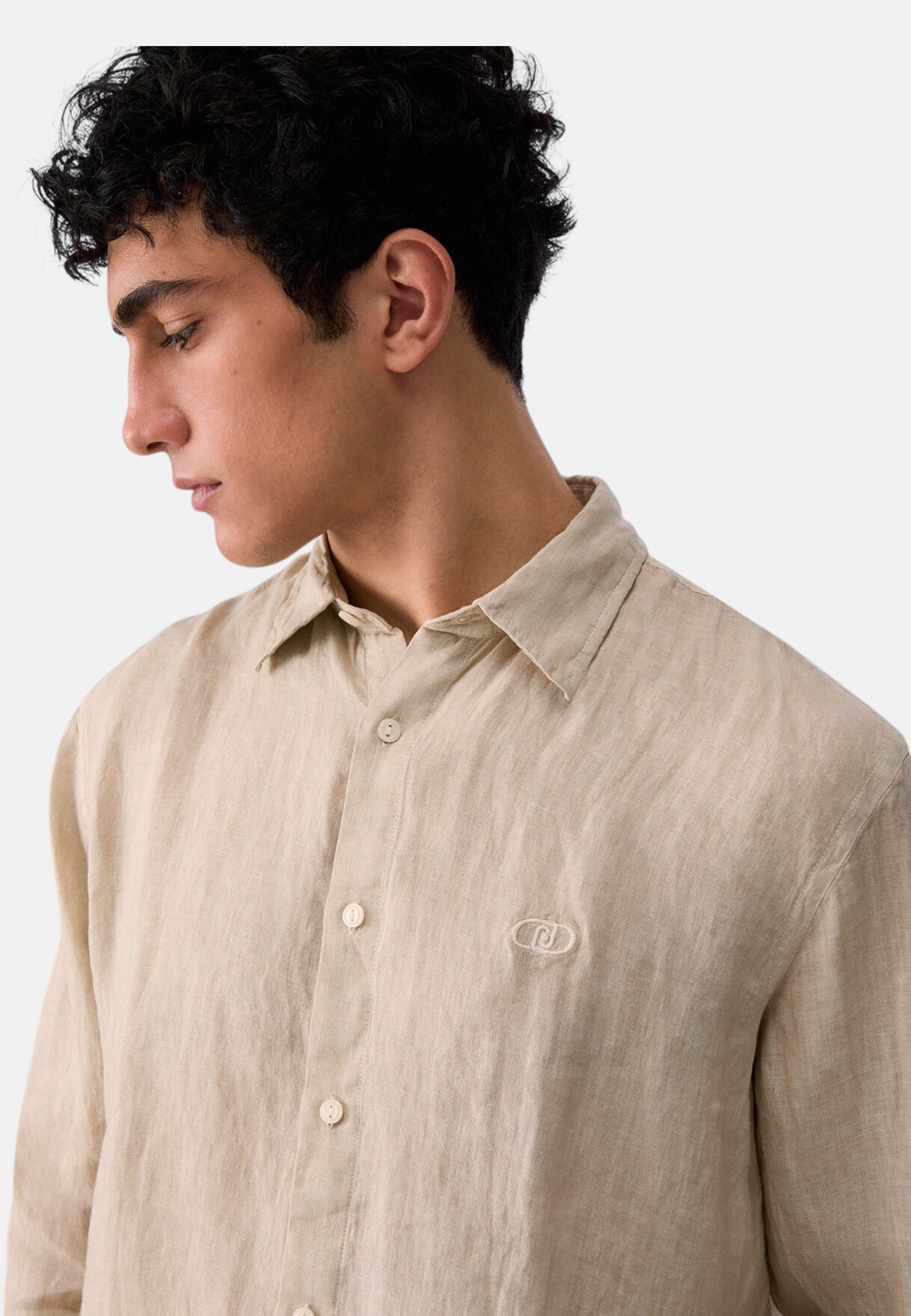 Camicia Manica lunga Uomo Liu Jo In Lino  QA6204T4359