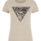 T-Shirt Manica Corta Donna Guess  Zebra Triangle W6GI19K3042
