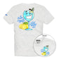 T-Shirt Manica Corta Uomo Mc2 Saint Barth Stampa/Ricamo Fronte E Retro Cpt Gin Tonic Portland PRL0002