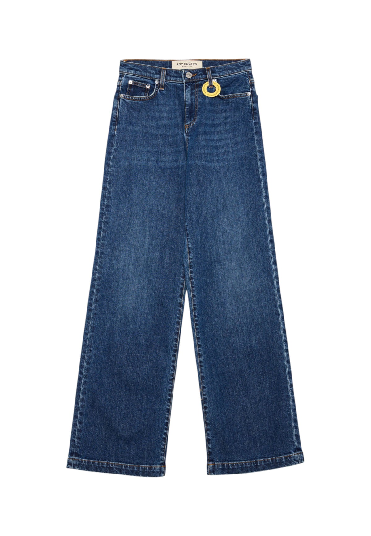 Jeans Flare Fit Donna Roy Roger's Denim di cotone elasticizzato, lavaggio Stone 68 Marta RND091CE082907