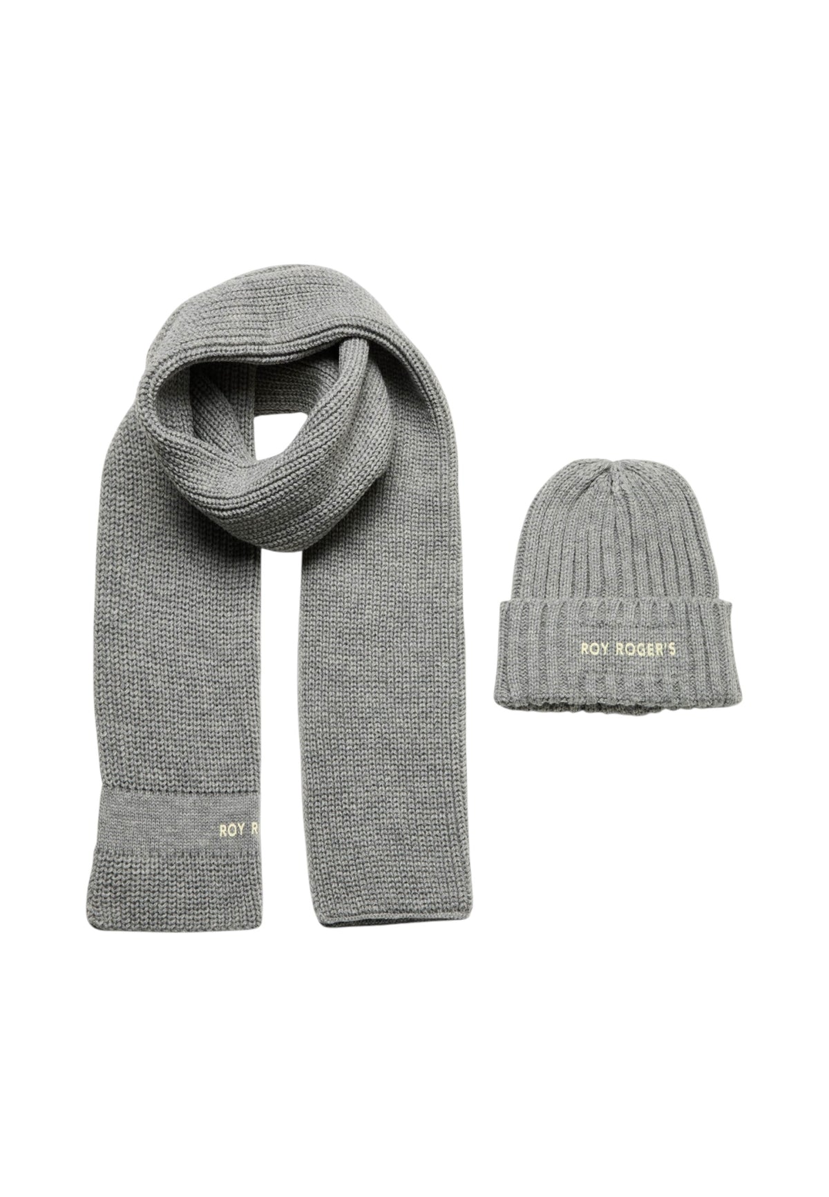 Set Regalo Unisex Roy Roger's Set coordinato di due pezzi, berretto e sciarpa, filato misto poliestere e acrilico  RRX0003CU97XXXX