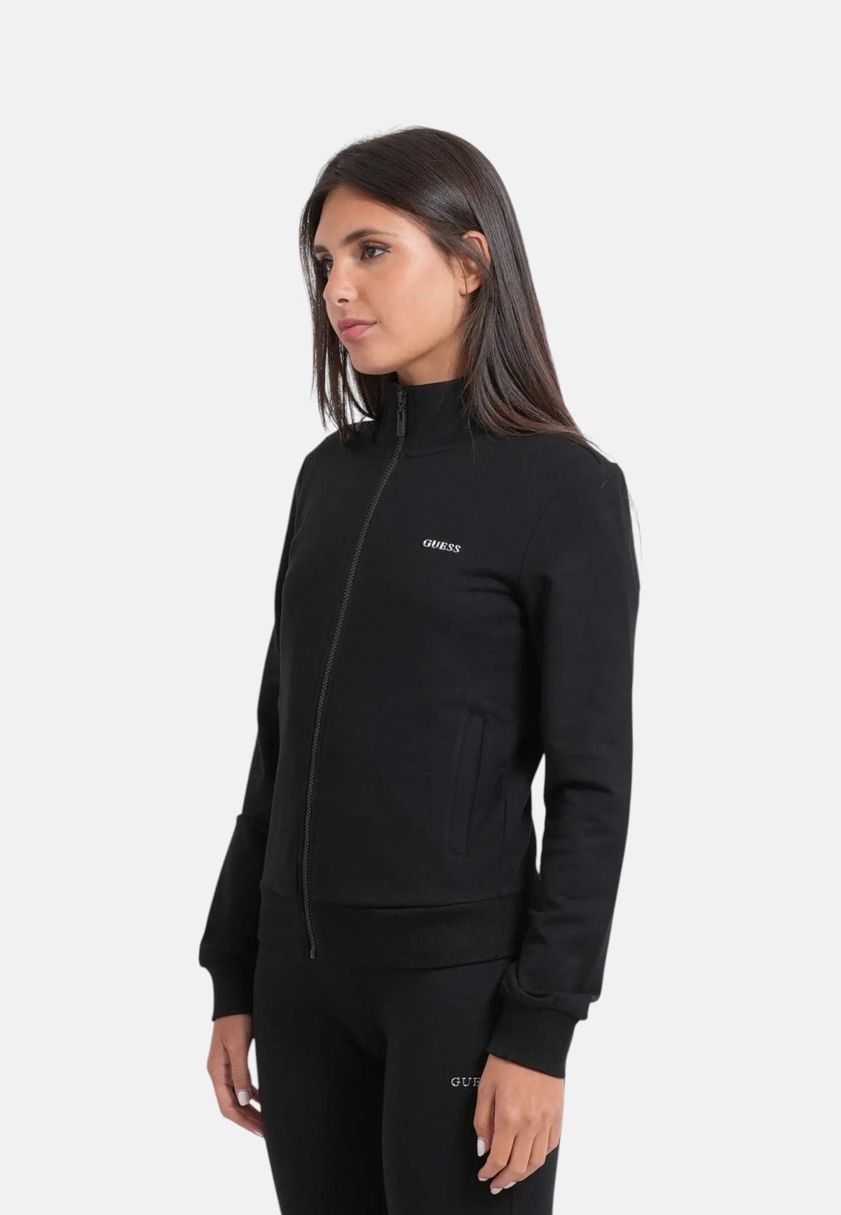 Felpa Con Zip Donna Guess  Syrma V6YQ21K4329