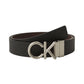 Cintura  Uomo Calvin klein 35Mm Regolabile/Reversibile Ck Hallmark Logo
