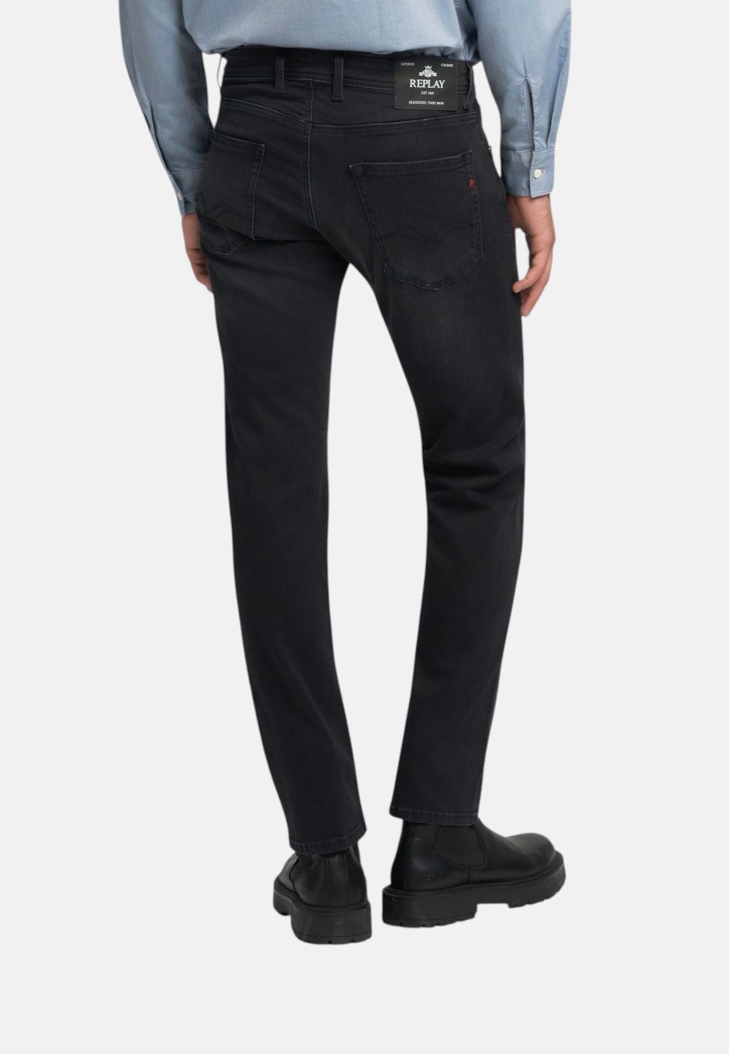 Jeans Straight Fit Uomo Replay  Grover MA972 .000.103 C36