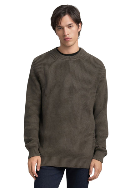 Maglione A Girocollo Uomo Replay A Costine  UK4722.000.G23788