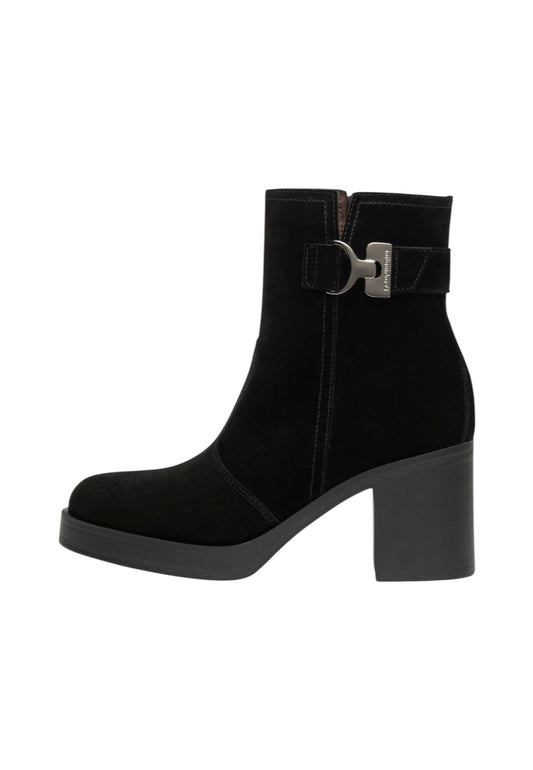 Stivaletti Tronchetti Donna Nero Giardini Tacco 7,5 CM  I513892D