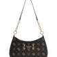 Borsa A Spalla Donna Guess Logo Top Zip Shoulder Bag Carrie Logo HWGP9898180