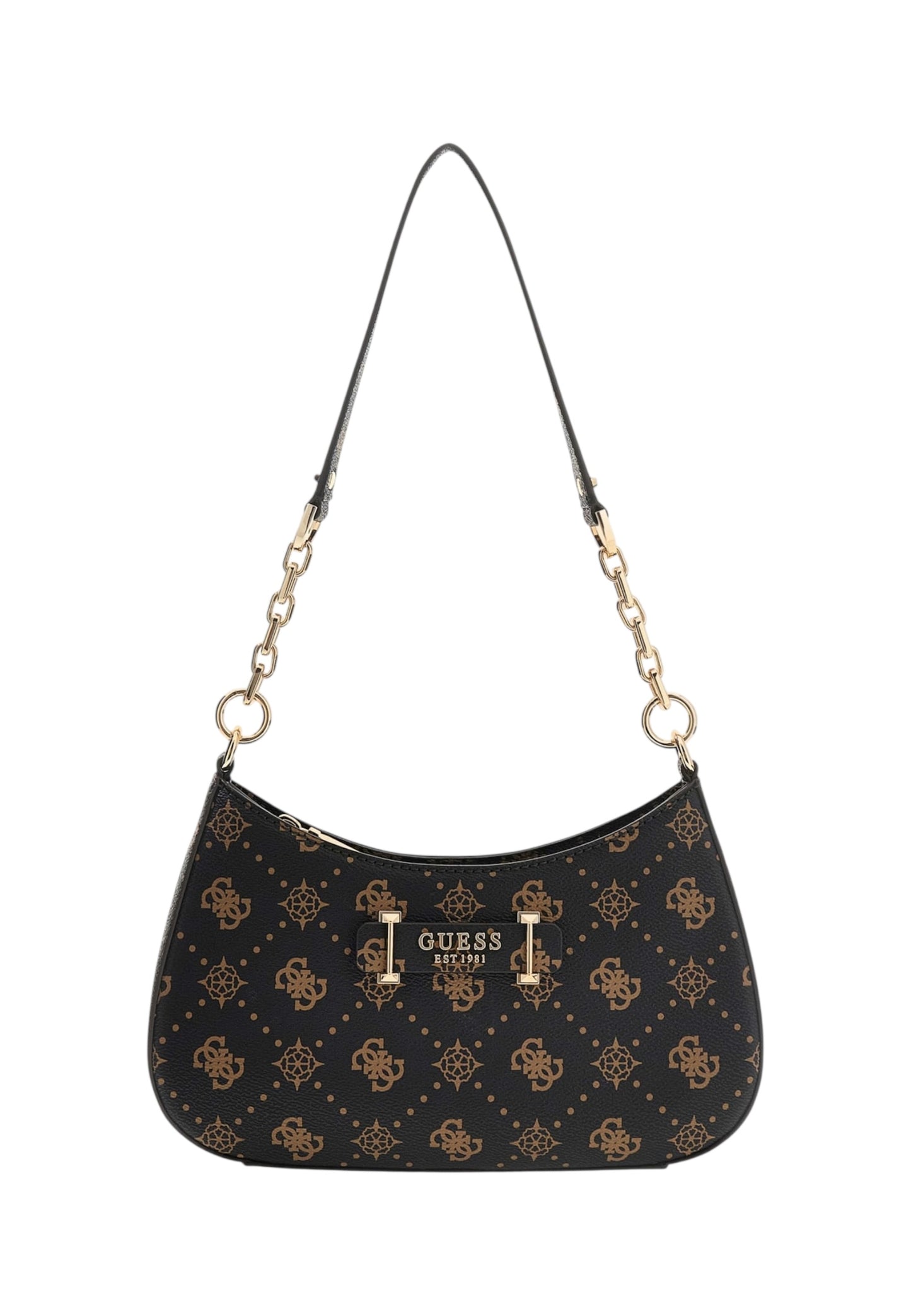 Borsa A Spalla Donna Guess Logo Top Zip Shoulder Bag Carrie Logo HWGP9898180