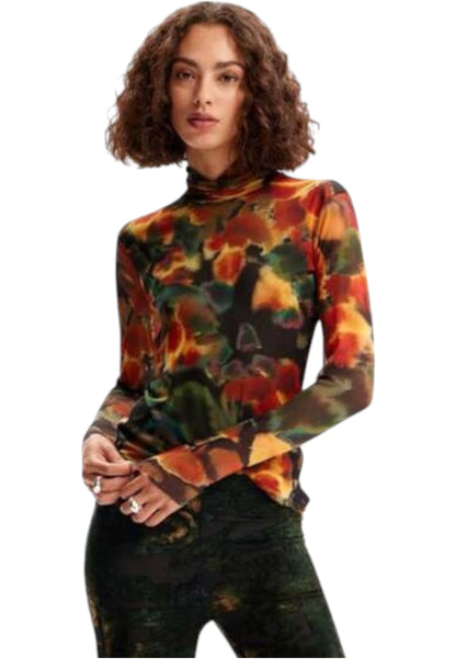 T-Shirt Manica lunga Donna Desigual   23WWTK53