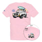 T-Shirt Manica Corta Uomo Mc2 Saint Barth Stampa/Ricamo Fronte E Retro Cpt Panda Surf Portland PRL0002