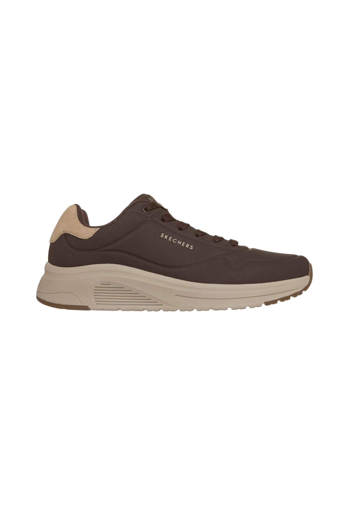 Sneakers Basse Uomo Skechers Memory Foam, Dettaglio scamosciato Uno Lite 2 183530