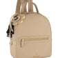 Zaino  Donna Braccialini Zaino compatto, Singolo con tracolle regolabili, Chiusura con zip, Due tasche interne, una con zip e una aperta, Charm removibile con margherita e fiocco a pois, Dimensioni: 27 x 11 x 31 Cm Beth B19223YY