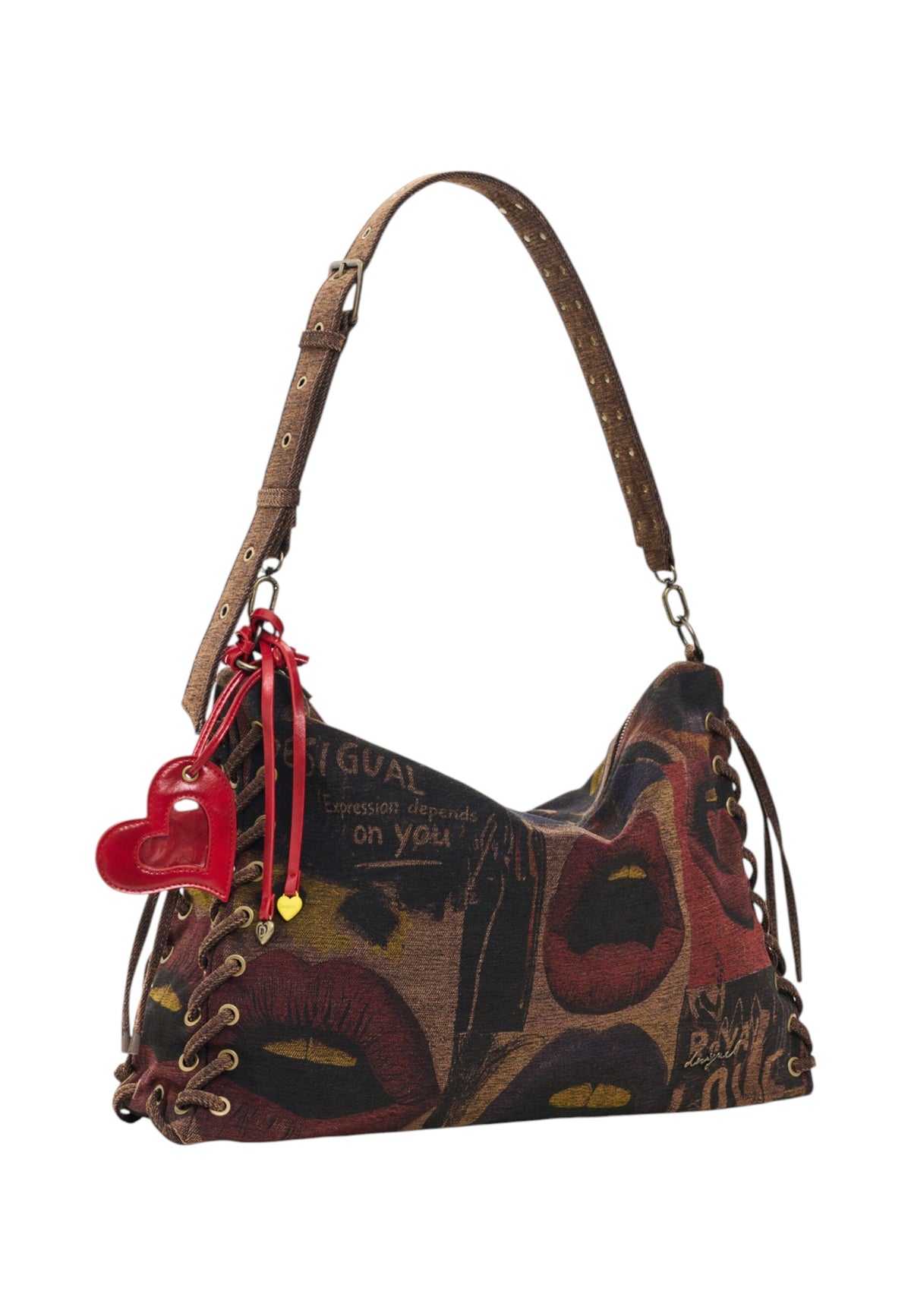 Borsa A Spalla Donna Desigual  Bag Graffiatto Leiria 26WAXD15