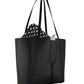 Borsa A Spalla Donna Braccialini Reversibile, Manico doppio, Chiusura con coulisse, Design reversibile con interno a pois, Dimensioni: 45 x 11 x 30 Cm Double B19323PP