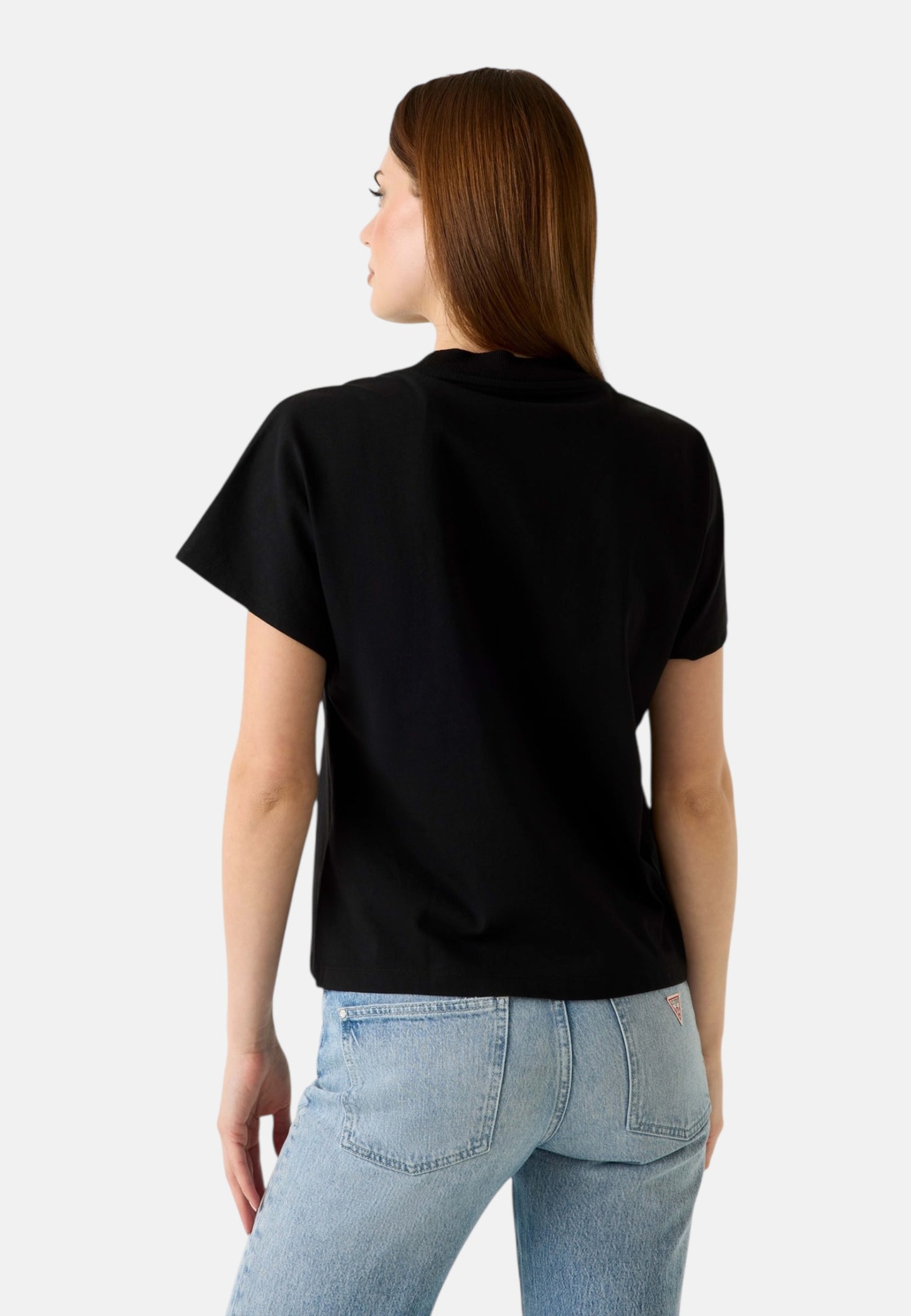 T-Shirt Manica Corta Donna Guess  Popcorn W6RI28I3Z14