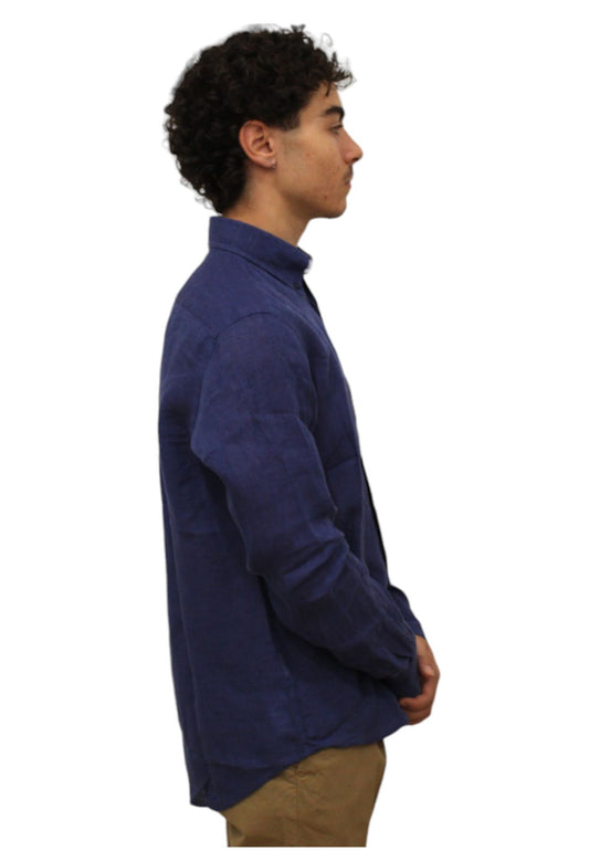 Camicia Manica lunga Uomo Harmont & Blaine In Lino  CRL014T10883B