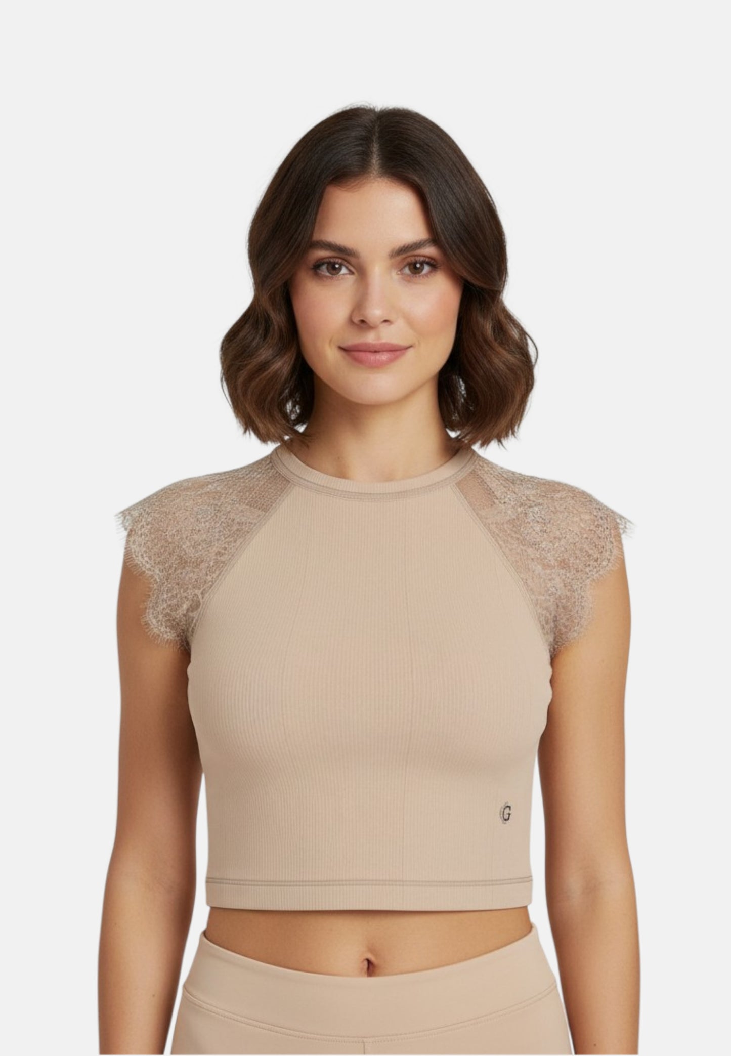 Top  Donna Guess  Millie Seamless Lace W6GZ01Z0606