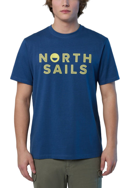 T-Shirt Manica Corta Uomo North Sails Line Print  692973