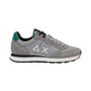 Sneakers Basse Uomo Sun68 Stile Running, Logo Ricamato, Nylon E Suede Tom Solid Z46101