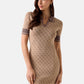 Vestito Corto Donna Guess In Maglia, Manica corta, Logo 4G Lise W6YK32Z0963