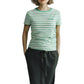 T-Shirt Manica Corta Donna Mc2 Saint Barth Stripes Embroidery Emilie EMI0001