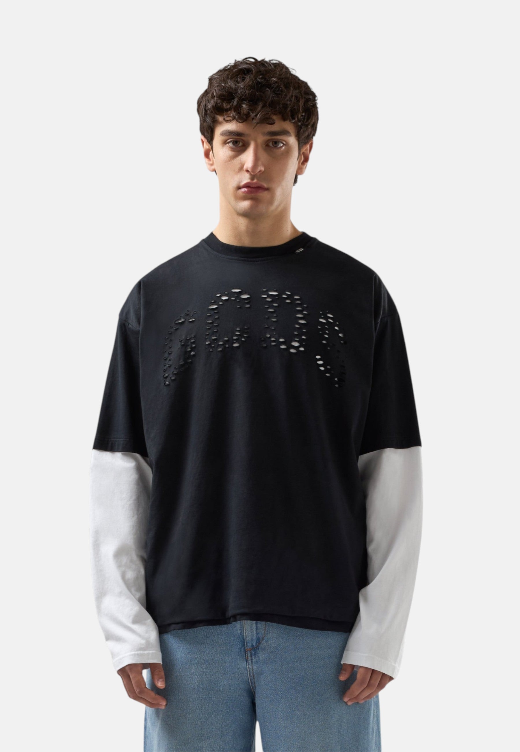 T-Shirt Manica lunga Uomo Gcds   C1MBQC077J080