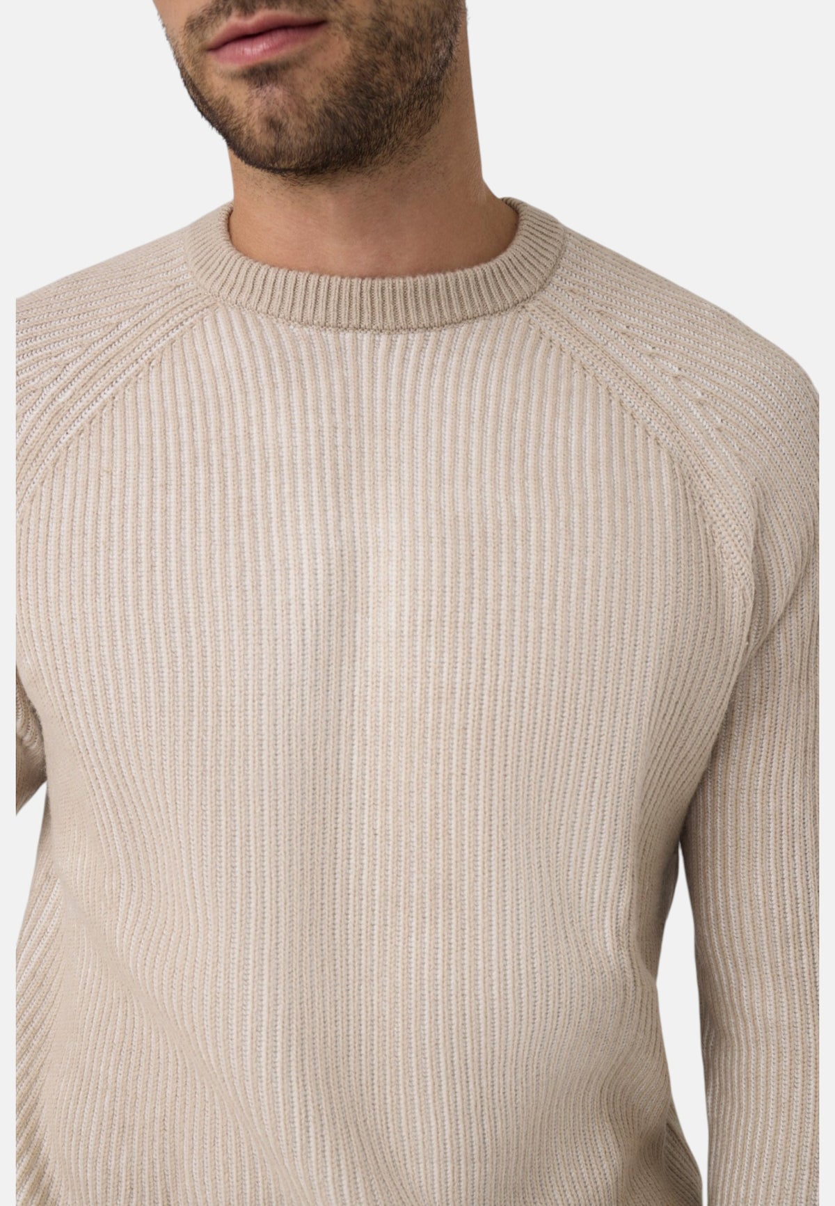 Maglione A Girocollo Uomo Guess Stripes Raglan Niro Vanis� M6BR19Z1368