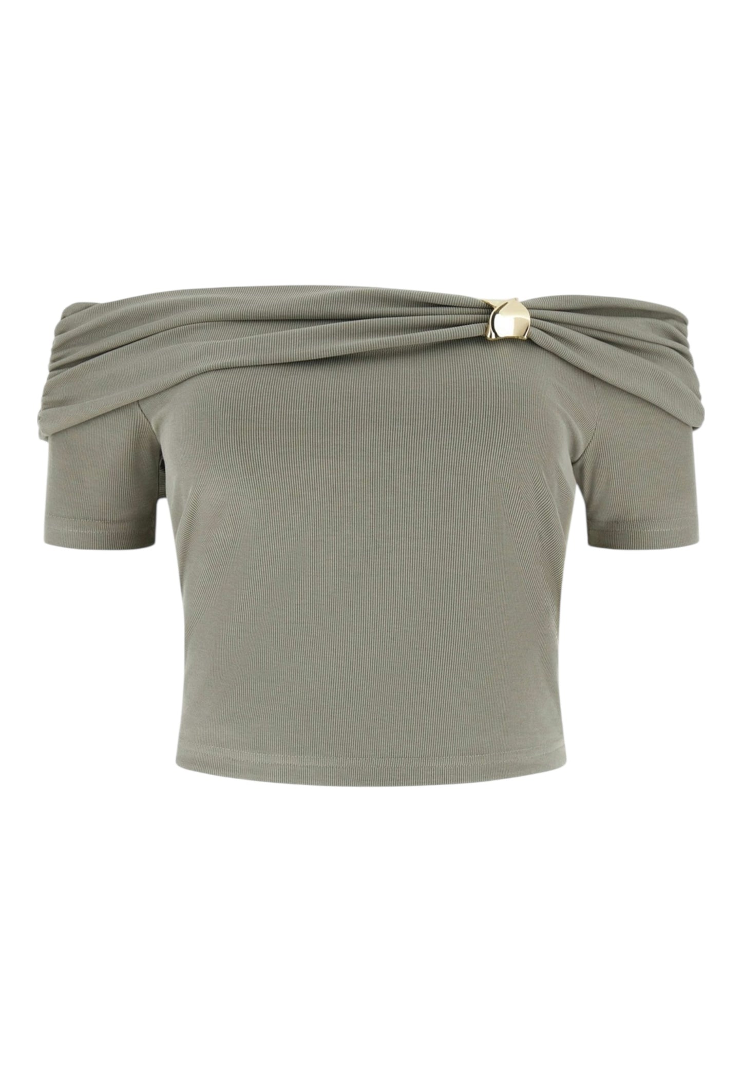 Top  Donna Guess Off Shoulder Brigitte W6GP12K2935