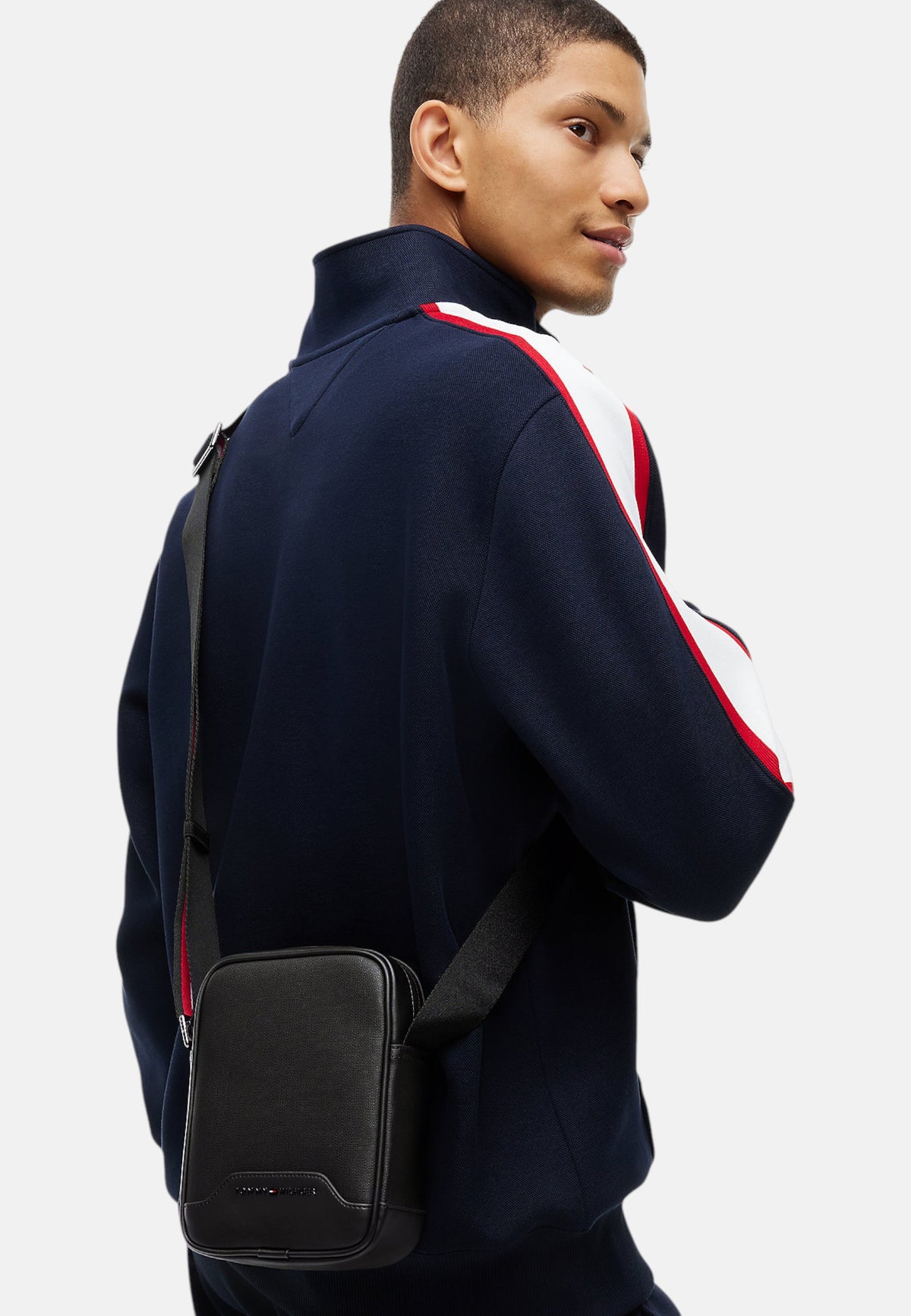 Borsa A Spalla Uomo Tommy Hilfiger Mini Reporter Th Textured AM0AM14701