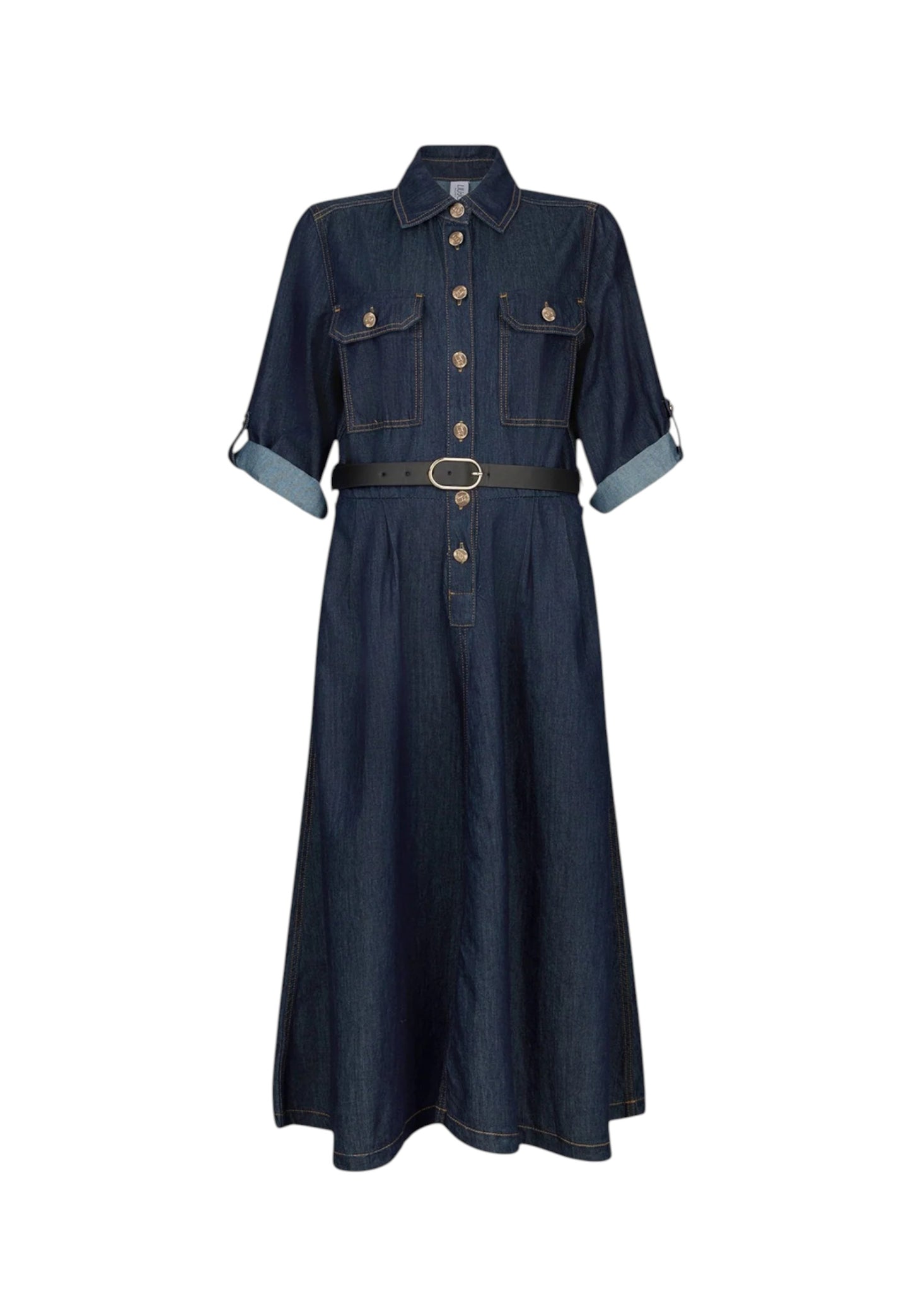 Vestito Midi Donna Liu Jo Chemiser In Denim  UF5148D0268