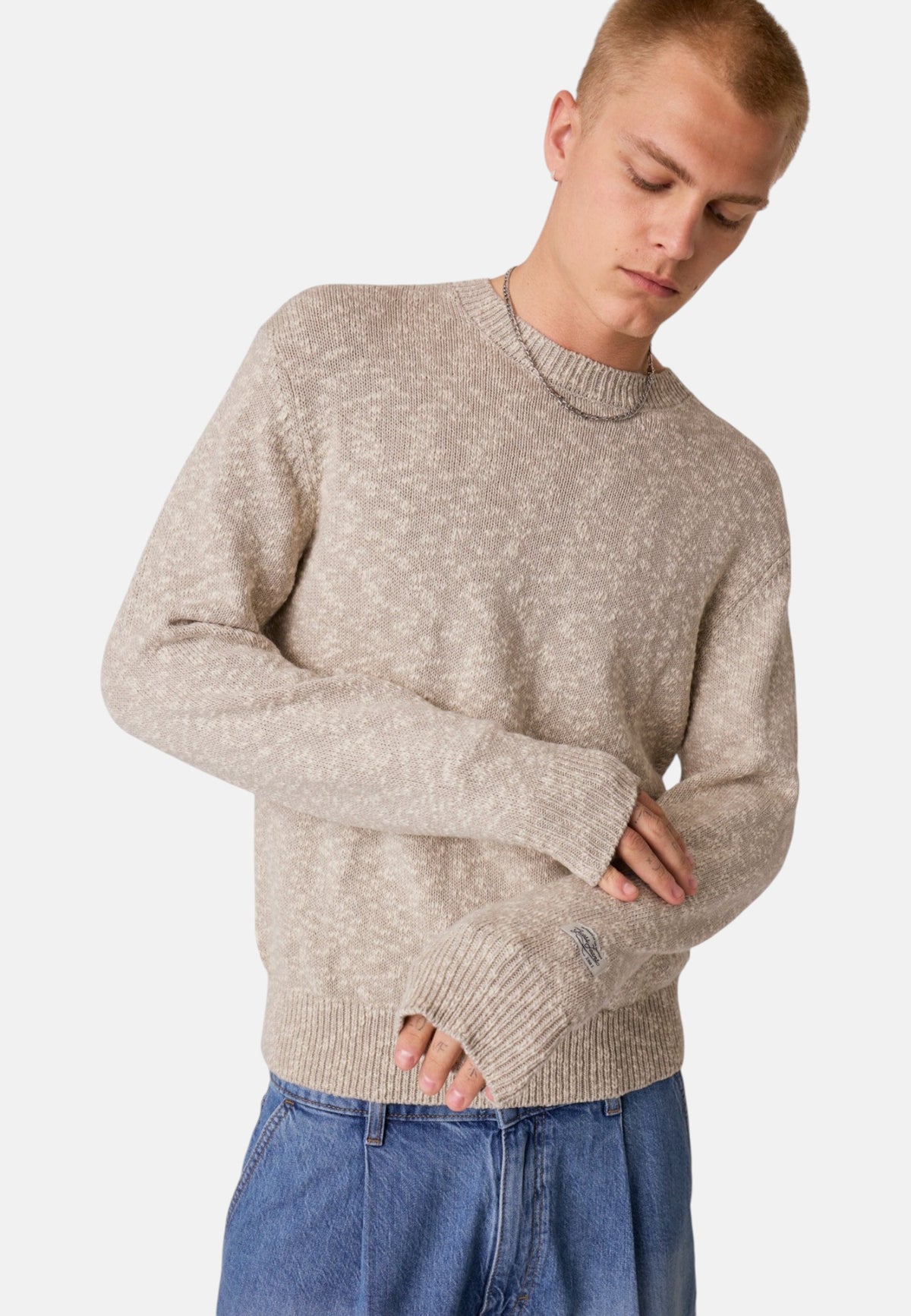 Maglione A Girocollo Uomo Guess Filato mélange Gj M6YR06Z0870