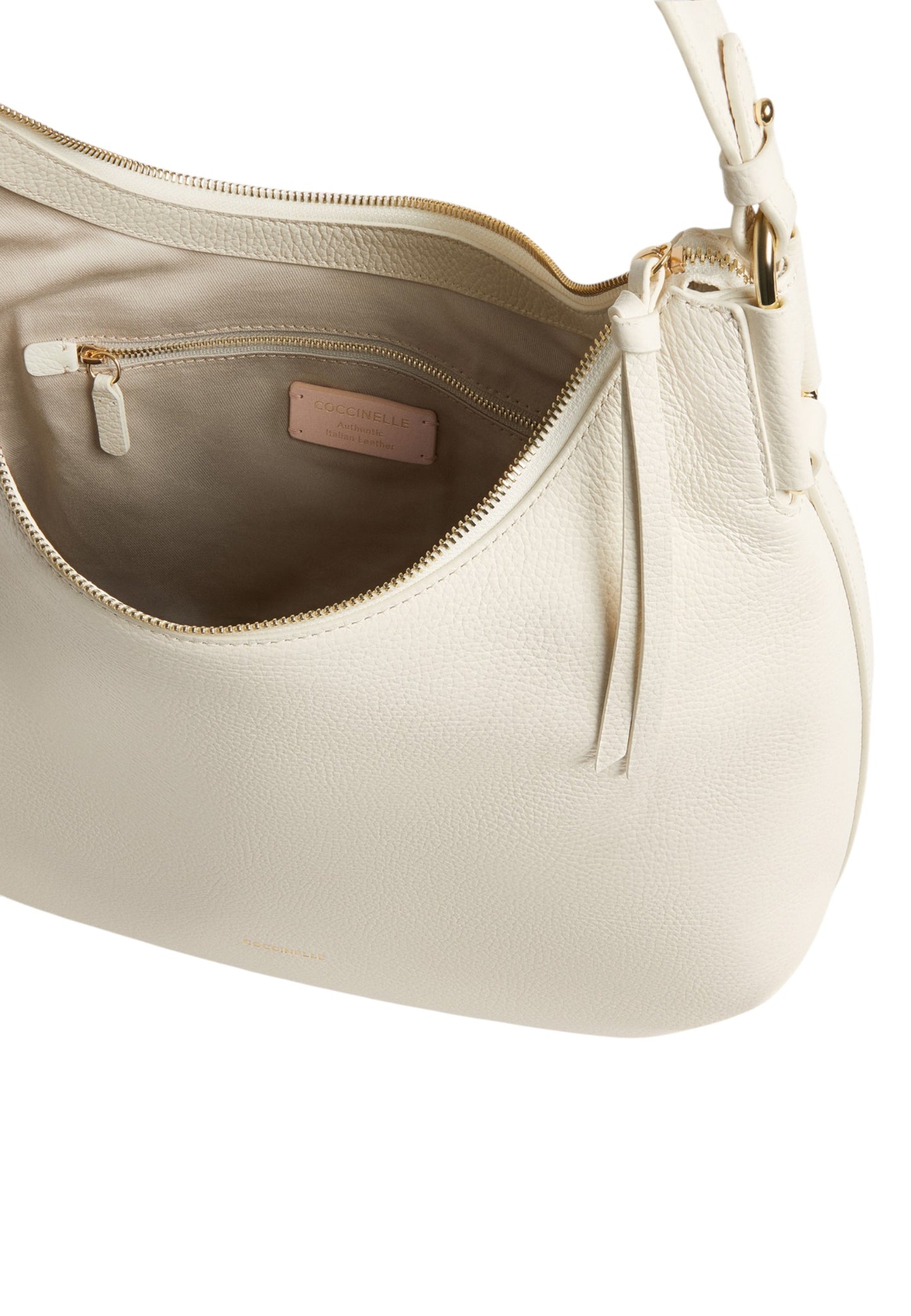 Borsa A Spalla Donna Coccinelle In Pelle Martellata Coccinelle Rebekka Medium E1T95130101