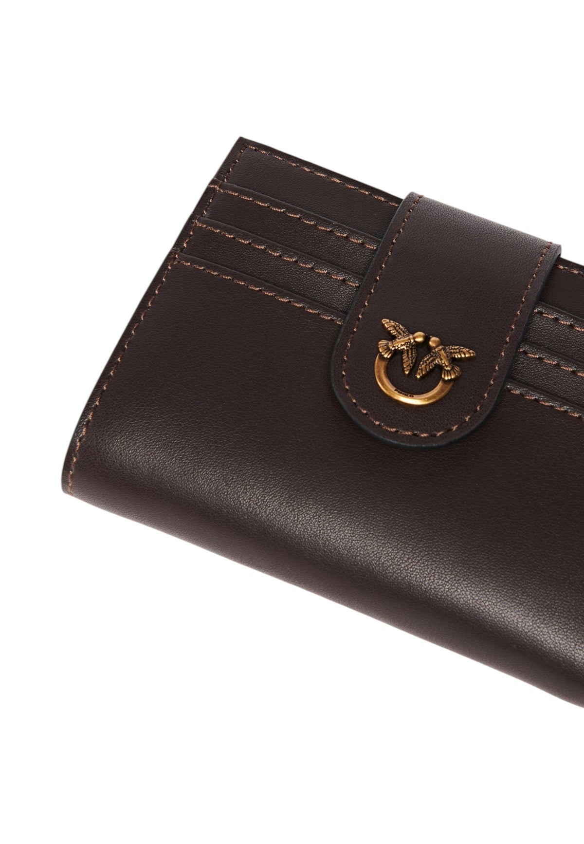 Portafoglio Con Portacarte Donna Pinko Pelle di vitello, formato compatto, organizzazione interna, misure 12 x 2 x 9 cm Multi Purpose Wallet 103610A0F1