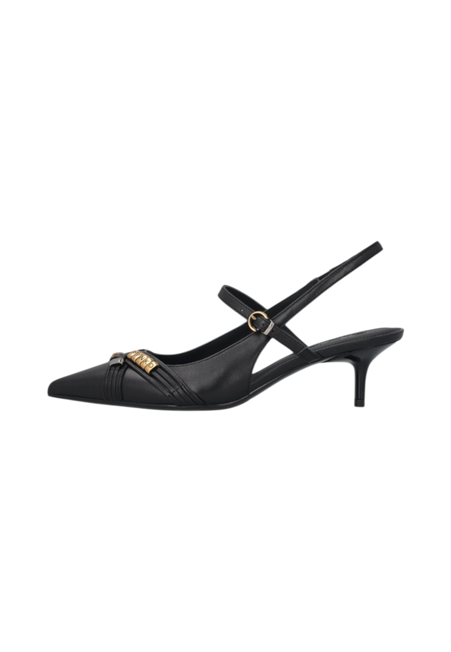 Sling Back  Donna Pinko In Nappa Con Cinturini E Applicazioni Gioiello Gloria 18 SD0489P003