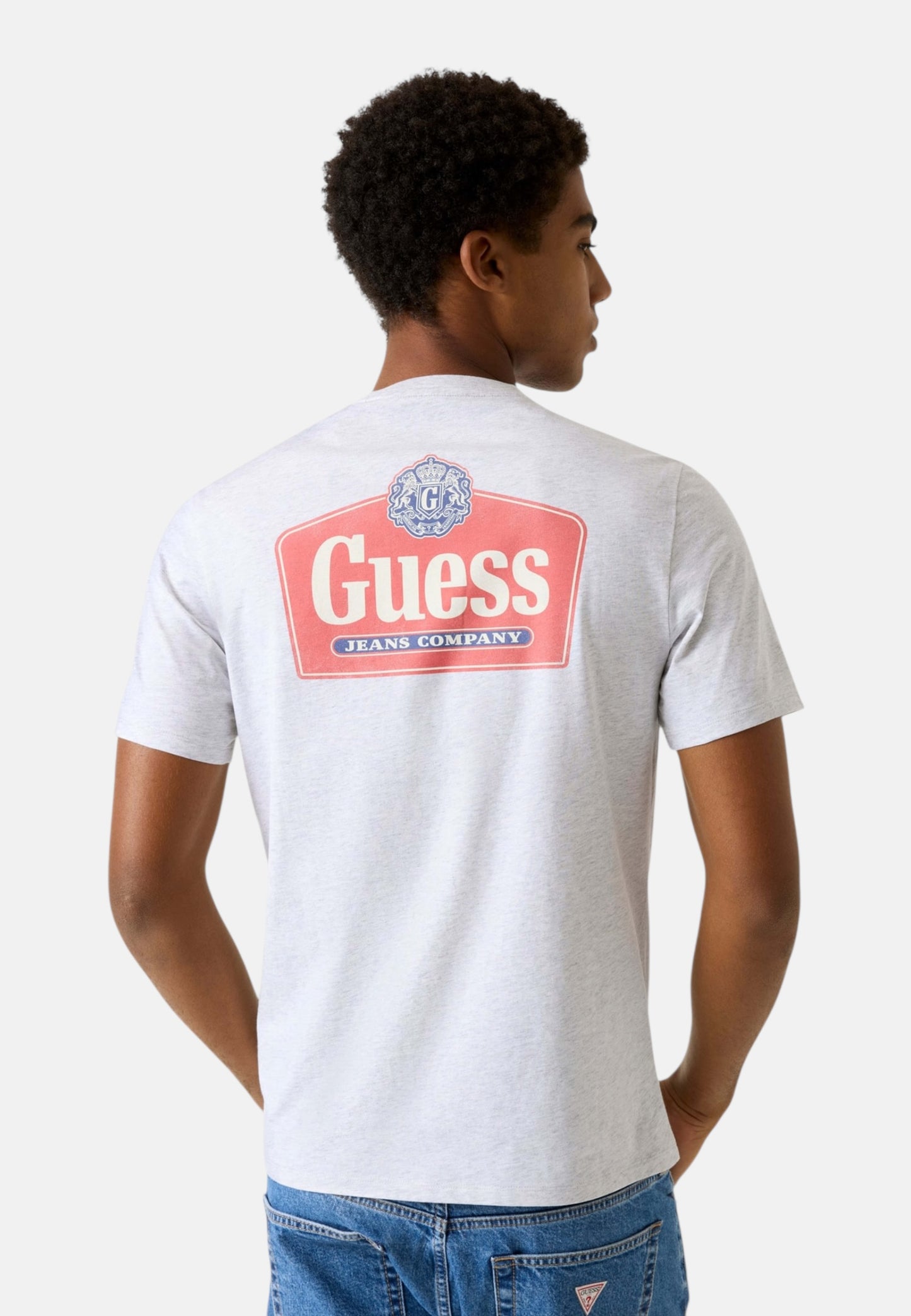 T-Shirt Manica Corta Uomo Guess  Gj Slim Fit Royal M6RI38K8HM0