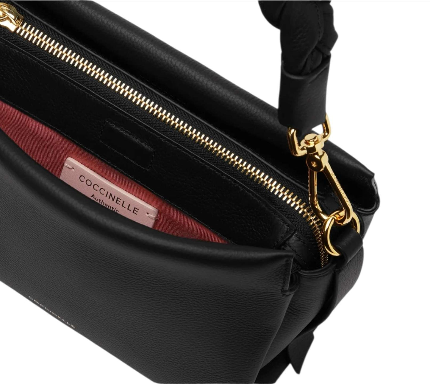 Borsa A Mano Donna Coccinelle In Pelle Martellata Doppia Boheme Grana Double E1M50580101