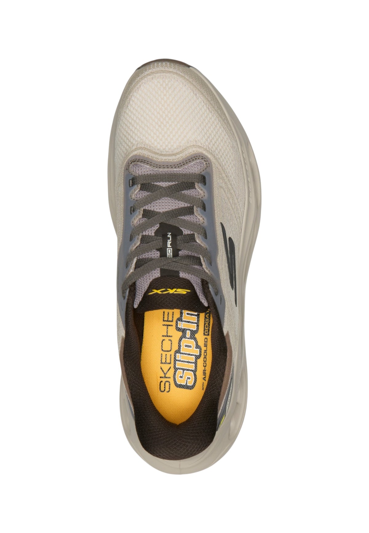 Sneakers Basse Uomo Skechers Hands Free Slip-ins, Max Cushioning, Air-Cooled Goga Mat, Ultra Go, Glide-Step, Heel Pillow, Soft Stride, Natural Rocker Technology, Suola Goodyear, Vegan, Lavabile in lavatrice Max Cushioning Glide-Step 220415