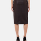 Gonna Midi Donna Liu Jo Pencil In Pelle Sintetica  WF6209E1157