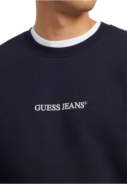 Felpa A Girocollo Uomo Guess  Gj Slim Logo Emb M4YQ19K9V31