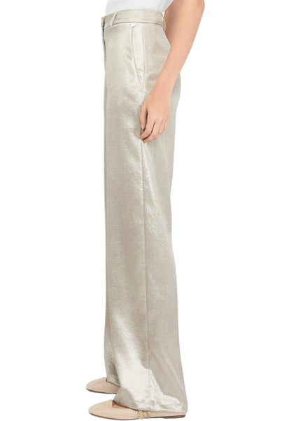 Pantaloni  Donna Liu Jo in Crepe Laminato  CF5280T002A