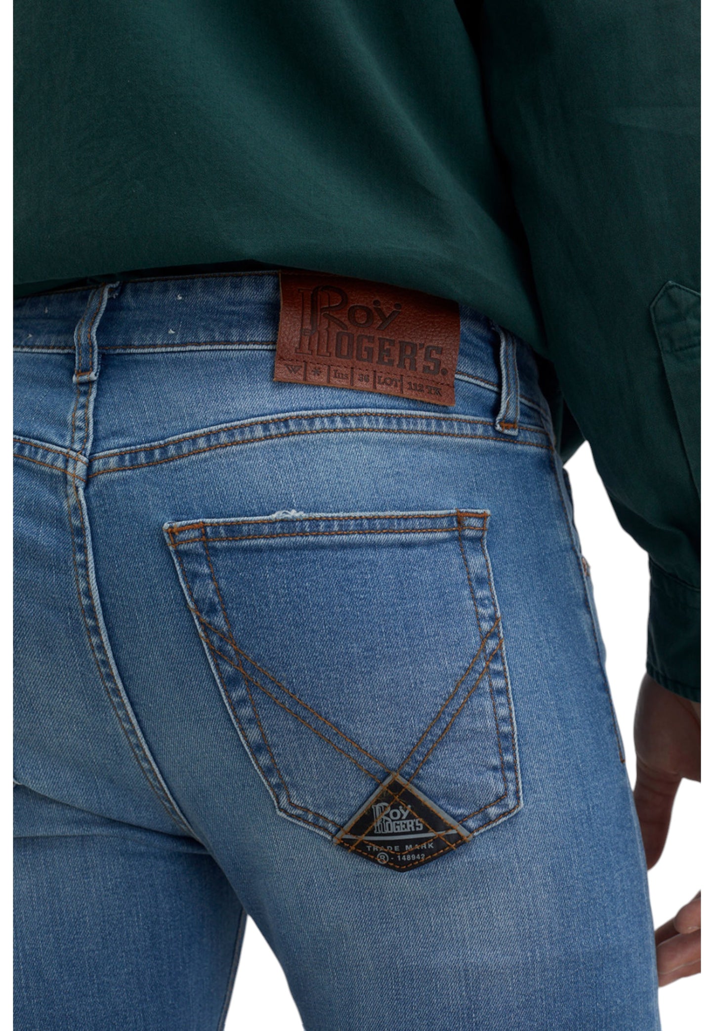 Jeans  Uomo Roy Roger's Slim Fit 517 Wash 57 RRU075CH422749