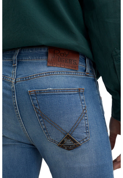 Jeans  Uomo Roy Roger's Slim Fit 517 Wash 57 RRU075CH422749